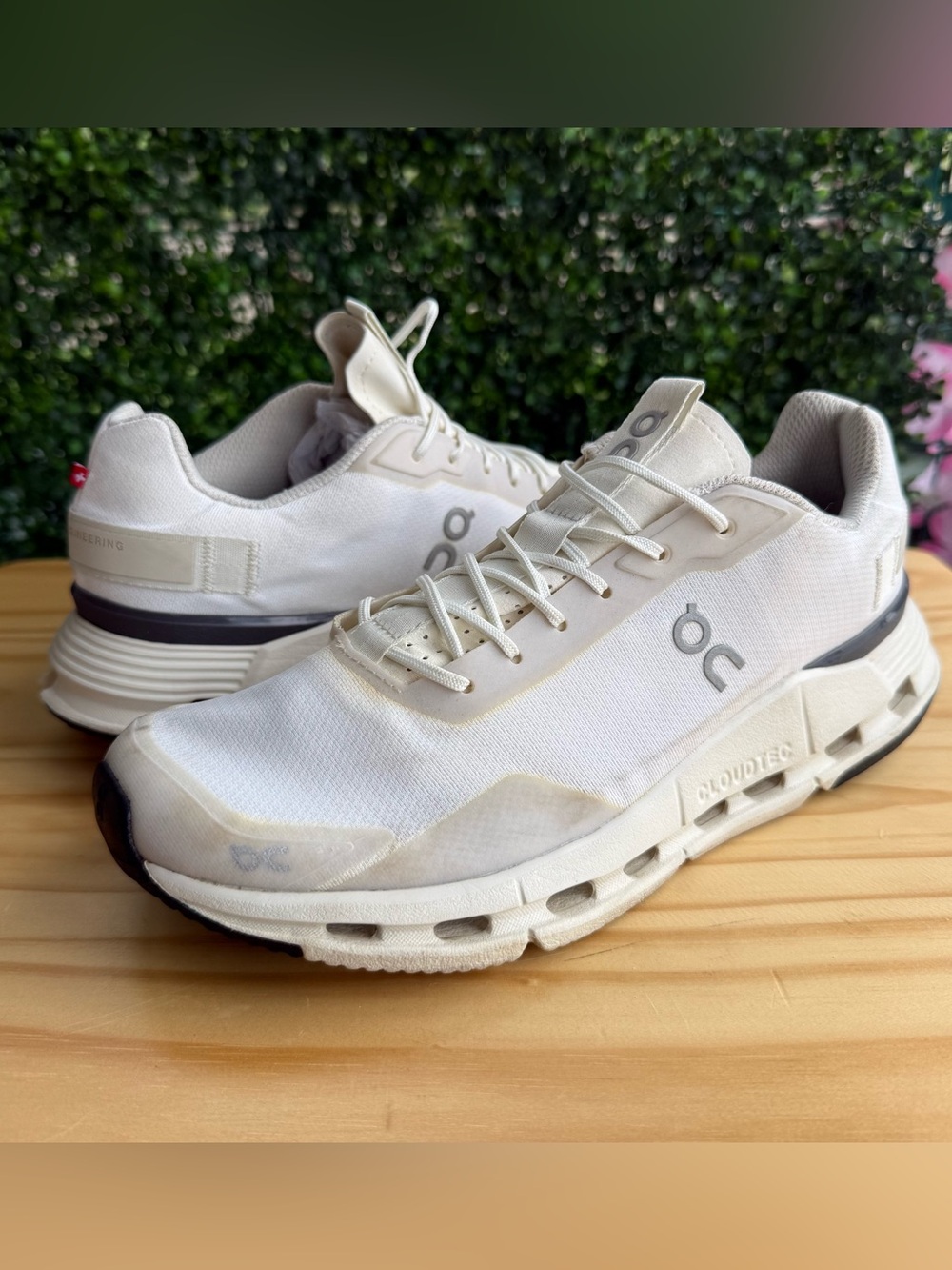 On Cloudnova Form 2 Women’s Size 9 White Ivory CloudTec Running Sneakers